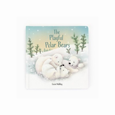 Jellycat The Playful Polar Bears and Perry Polar Bear Small UK | 09286FMPY
